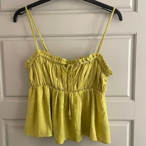 American Eagle sleeveless green top, Size M, NWT